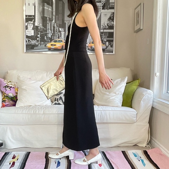 Black straight cut maxi skirt - Picture 7 of 17